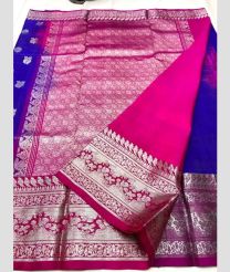 Pink and Magenta color venkatagiri pattu sarees with all over buttas design -VAGP0001178