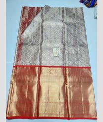 Grey and Red color kanchi Lehengas with Jari Border Design-KAPL0000077