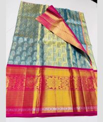 Grey and Pink color kanchi Lehengas with Jari Border Design-KAPL0000061