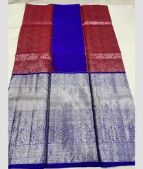 Red and Blue color kanchi Lehengas with Jari Border Design-KAPL0000243