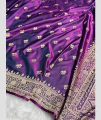 Magenta and Cream banarasi sarees with All over Buttas design