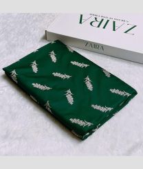Pine Green banarasi sarees with All over Buttas design