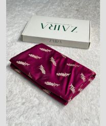 Magenta banarasi sarees with All over Buttas design