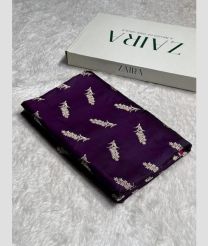 Plum Purple banarasi sarees with All over Buttas design