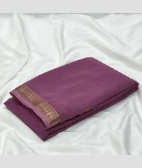 light purple colour banarasi sarees with Plain design
