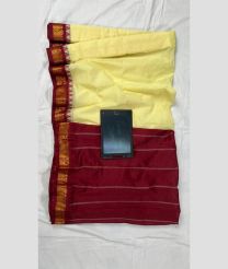 pink and maroon colour gadwal cotton sarees with Plain design