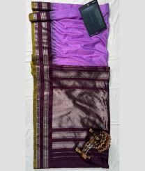 Purple and Scarlet gadwal pattu sarees with All over Checks design