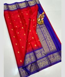 magenta and silver colour gadwal pattu sarees with All over Buttas design