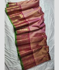 purple colour gadwal pattu sarees with Jari Border design
