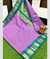 mauve colour gadwal sico sarees with Temple Border design