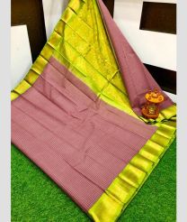 olive green and magenta red colour gadwal sico sarees with Kanchi Border design