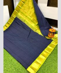 charcoal colour gadwal sico sarees with Kanchi Border design