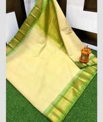 light brown colour gadwal sico sarees with Kanchi Border design