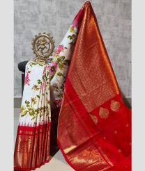 light blue and brown colour gadwal sico sarees with temple kuttu border design