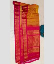 brown colour gadwal sico sarees with All over Buttas design