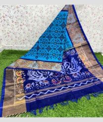 cream ikkat lehengas with all over pochampally design