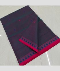 Plum Purple and Pink kanchi cotton sarees with All over Buttas design