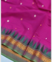 Violet Colour kanchi cotton sarees with All over design