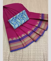 baurgundy colour kanchi cotton sarees with Anchulatha Border design