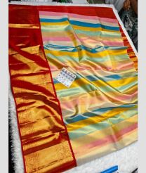 Baby Pink and Red kanchi lehengas with All over design
