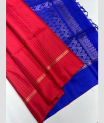 Red and Royal Blue kanchi lehengas with Jari Border design