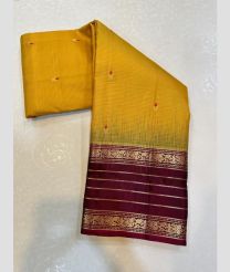 olive green colour kanchi pattu sarees with All over Buttas design