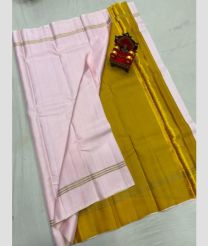 olive green and gray colour kanchi pattu sarees with Plain design