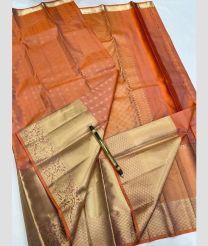 light purple colour kanchi pattu sarees with All over Buttas design