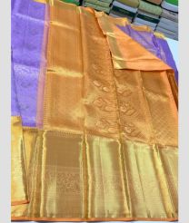 silver and cream colour kanchi pattu sarees with All over design