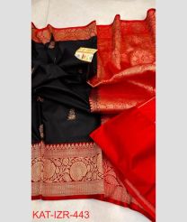 charcoal and magenta colour kora sarees with All over Buttas design