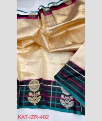pink colour kora sarees with All over Buttas design