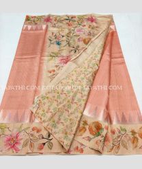 Copper and Cream kota sarees with All over Printed design - KOTA0000231