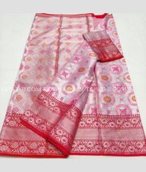 silver colour kota sarees with All over Printed design - KOTA0000227