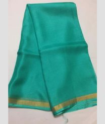 Turquoise and Golden kota sarees with All over Checks design