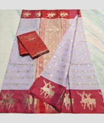 Lavender and Maroon kota sarees with All over Buttas design