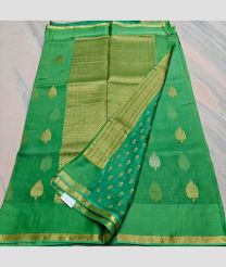 Green kota sarees with All over Buttas design