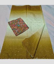Golden Yellow kota sarees with All over Mirror Work design