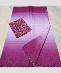Magenta kota sarees with All over Mirror Work design