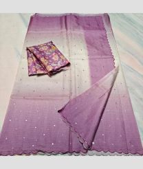 Dust Pink kota sarees with All over Mirror Work design