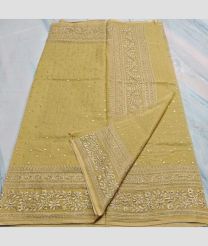 Cardboard Brown and Brown kota sarees with All over Mirror Work design