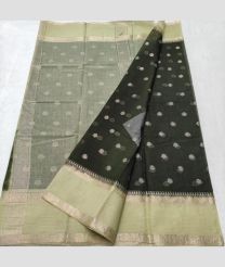 Fern Green and Forest Fall Green kota sarees with All over Buttas design