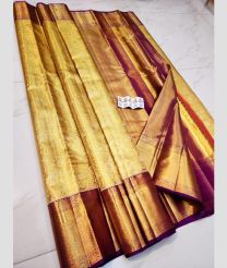 brown colour kuppadam pattu sarees with All over design