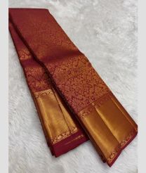 brown colour kuppadam pattu sarees with All over design