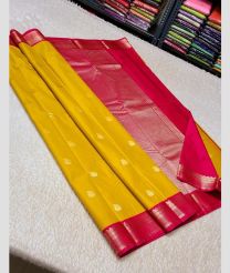 olive green and magenta colour kuppadam pattu sarees with All over design