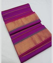 Magenta and Pink madisar sarees with All over Lines design