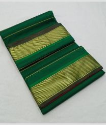 Green and Golden madisar sarees with Kanchi Border design