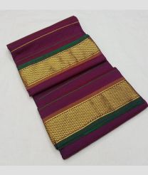 Magenta and Green madisar sarees with Kanchi Border design