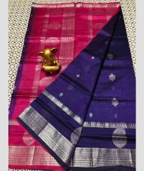 Pink and Purple Blue mangalagiri pattu sarees with All over Checks and Buttas design