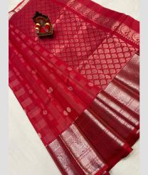maroon colour mangalagiri pattu sarees with Kanchi Border design