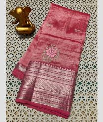 ruby colour mangalagiri pattu sarees with Kanchi Border design